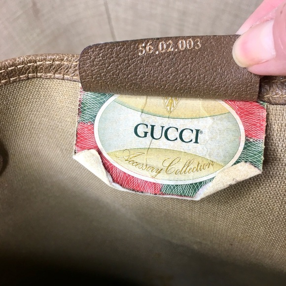 Gucci authentic brown monogram coated canvas tote bag - Picture 14 of 16